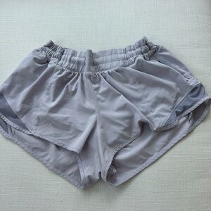 purple hotty hot lulu shorts 2.5
